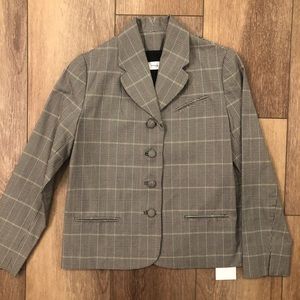 Plaid Blazer